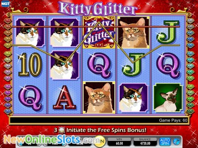 Glitter bingo slots