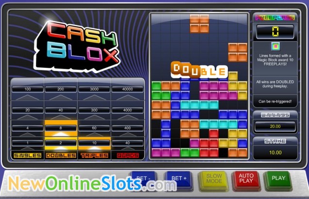 Cash Blox (Tetris) Online Slot