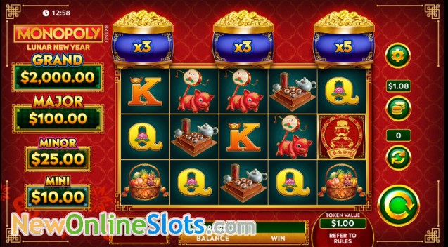Monopoly lunar new year Monopoly Lunar New Year Online Slot