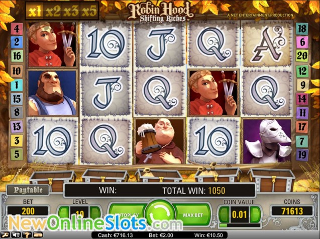 Robin hood shifting riches slot