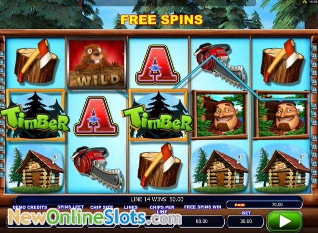 Slots gratis para diversao Timber Jack